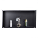 Shower Niche 33.0 x 63.5 x 10.2 cm Frameless Recessed Shelf Stainless Steel
