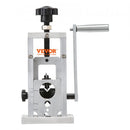 Manual Wire Stripping Machine, 0.06''-1.5'' Copper Stripper with Hand Crank or Drill Powered, Visible Stripping Depth Reference, Portable Aluminum Frame Wire Peeler for Scrap Copper Recycling