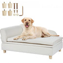 Pet Sofa Dog Couch for Large-Sized Dogs Dog Cat Sofa Bed 110 lbs White