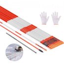 200Pcs Reflective Driveway Markers 6.35mm Dia 122cm Snow Stakes Reflectors