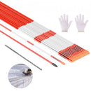 50Pcs Reflective Driveway Markers 7.87mm Dia 152cm Snow Stakes Reflectors