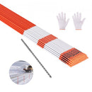 100Pcs Reflective Driveway Markers 7.87mm Dia 183cm Snow Stakes Reflector