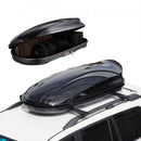 Rooftop Cargo Carrier, 340 L Roof Cargo Box, ABS Hard Shell Roof Box, with Dual-Sided Opening and 2 Reinforced Straps, Aerodynamic, Suitable for most Crossbar, for Car, Wagon, SUV, Black