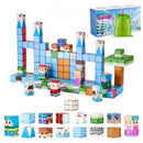 Magnetic Blocks 150 PCS Glacier Castle Set STEM Montessori Sensory Toys