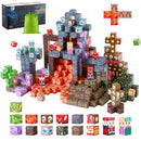 Magnetic Blocks, 150 PCS Dark Castle Set, Magnetic Building Cubes for Kids, STEM Montessori Sensory Toys for Christmas Birthday Gift, Construction Stacking Toy for 3+ Years Old Boys & Girls