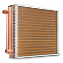 18"x 20" Heat Exchanger Water to Air 3-Row 3/8" Copper Ports 242 Fins