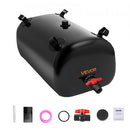 Water Storage Bladder, 113L Water Storage Container Tank, 1000D PVC Thickened Soft Bag Bladder, Collapsible Portable for Garden Irrigation, Camping, RVs, Emergency Use - Black
