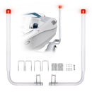 Boat Trailer Guide, 1.57M with LED Light Trailer Guide Poles, 2PCS Rustproof Galvanized Steel Trailer Guide ons, Trailer Guides with PVC Pipes, for Ski Boat, Fishing Boat or Sailboat Trailer
