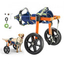Dog Wheelchair for Back Legs, Lightweight 2 Wheels Pet Wheelchair, Height, Width & Length Adjustable, Dog Cart with Shock-Absorbing Wheels, for Injured, Disabled Dogs 15.8-21.7 kg, Medium