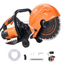 30.48cm Electric Concrete Saw Wet/Dry Saw Cutter with Water Pump and Blade
