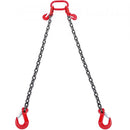 Chain Sling, 10 mm x 180 cm Lifting Chains with Hooks, G80 Engine Chain Hoist Lifts, 5 Ton Lifting Sling Chains for Engine Hoist, Engine Lift Chain with 2 Leg Grab Hooks and Adjusters Heavy Duty