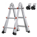 Telescoping Ladder A Frame 9.5 FT Extension Multi-Function for Homework