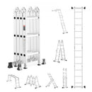 Multi-Purpose Folding Ladder 7-in-1 3 Step 12ft Reach Height for Work