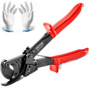 Ratcheting Cable Cutter, 250mm Ratchet Wire and Cable Cutter, Cut up to 240 mm², with Comfortable Grip Handles, Easy to Use Quick-Release Lever, Silicon-Manganese Spring Steel Blade