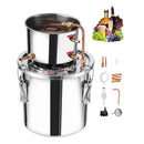 Moonshine Still 3 Gal Water Alcohol Distiller Brewing Kit Stainless Steel