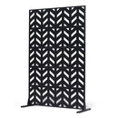 Metal Privacy Screen 47" x 72" Freestanding Outdoor Privacy Screens