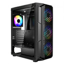 Mid-Tower ATX PC Gaming Case Computer Case Box with 4 x 120 mm ARGB Fans