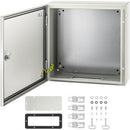 NEMA Steel Enclosure, 20 x 20 x 6\'\' NEMA 4X Steel Electrical Box, IP66 Waterproof & Dustproof, Outdoor/Indoor Electrical Junction Box, with Mounting Plate