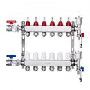 6-Branch Radiant Heat Manifold 1/2" PEX Tubing Floor Heating Manifold Set