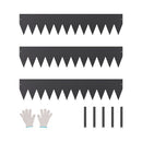 Steel Landscape Edging 3 Packs 40 x 8 in Rust-Resistant Pathway Divider
