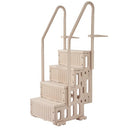 4-Step Taupe Robust Pool Ladder of 2 Handrails for 1219.2-1371.6 mm Pools