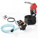 Fuel Transfer Pump 12V 15 GPM 1/4 HP Diesel Pump with Auto Fuel Nozzle