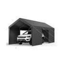 Carport Car Canopy 12x20FT Heavy Duty Car Shelter with Sidewalls White
