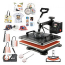 1400W Heat Press Machine 8 In 1 Sublimation Steel Frame Heat Presses with Temperature And Time Control (12X15INCH 8IN1)
