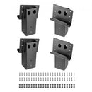 Compound Angle Platform Brackets Fit 3.5x3.5 In/88.9x88.9 mm Lumber 4 Pcs