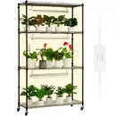 Plant Stand with Grow Lights 4 Tiers 90W 150 cm Tall Plant Grow Shelf