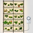 Plant Stand with Grow Light 6 Tiers 200W 59.1" Indoor Plant Grow Shelf