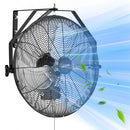 42cm Industrial Wall Mount Fan 3 Speed 4000 CFM Garage Warehouse Fan