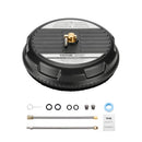 15" Pressure Washer Surface Cleaner 4000 Max PSI Plastic 2 Extended Wands