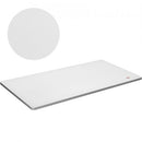 Table Top, 139.7 x 71.1 x 2.5 cm, 100 kg Load Capacity, Universal One-Piece Particle Board Desktop for Height Adjustable Electric Standing Desk Frame, Rectangular Countertop for Home & Office Desk