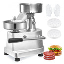 Commercial Burger Patty Maker, 130mm Hamburger Beef Patty Maker, Heavy Duty Food-Grade Stainless Steel Bowl Burger Press Machine, Kitchen Meat Forming Processor with 1000 Pcs Patty Papers