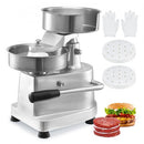 Commercial Burger Patty Maker, 150mm Hamburger Beef Patty Maker, Heavy Duty Food-Grade Stainless Steel Bowl Burger Press Machine, Kitchen Meat Forming Processor with 1000 Pcs Patty Papers