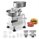 Commercial Burger Patty Maker, Hamburger Beef Patty Maker with 3 Convertible Mold(100/130/150 mm), Heavy Duty Stainless Steel Burger Press Machine, Meat Forming Processor, 1500 Pcs Patty Papers