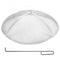 Fire Pit Spark Screen Round 40", Reinforced Heavy Duty Steel Metal Cover, Outdoor Firepit Lid, Easy-Opening Top Screen Covers Round with Ring Handle for Outdoor Patio Fire Pits Backyard