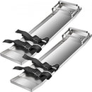 Concrete Knee Boards 70cm x 20cm Slider Knee Boards, Kneeler Board Stainless Steel Kneeboards, Concrete Sliders Pair Moving Sliders, with Concrete Board Straps for Cement and Concrete Finishi