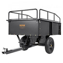 Dump Trailer Tow Behind Dump Cart 750 lbs 15 Cu. Ft. Steel Construction