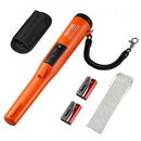 Metal Detector Pinpointer, IP68 Fully Waterproof Handheld Pin Pointer Wand, 11.4 cm Detection Depth, 3 Modes, Professional Treasure Hunting Probe with Holster and 9V Battery, for Adults and Kids