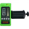 Laser Receiver for Laser Level, 60 m Working Range, Green Laser and Red Beam Detector for Pulsing Line Lasers, Adjustable Speaker & Dual LCD Display & Built-In Bubble Level, Clamp Included