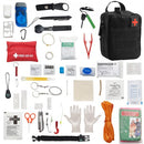 Survival First Aid Kit 250 Pieces Emergency Medical Trauma Bag for Camping