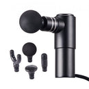 Massage Gun Deep Tissue, Percussion Muscle Massager for Athletes - with 4 Speed Levels & 4 Massage Heads, 12V 2500mAh Batteries, Handheld Electric Massage Gun for Pain Relief, Muscle Relaxation
