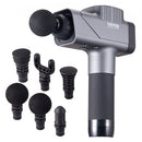 Massage Gun Deep Tissue, Percussion Muscle Massager for Athletes - with 8 Speed Levels & 6 Massage Heads, 16V 2500mAh Batteries, Handheld Electric Massage Gun for Pain Relief, Muscle Relaxation