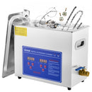 Brand New 6 Liter Stainless Steel Digital Ultrasonic Cleaner w/ Bracket & Drainage System