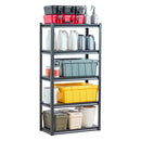 Storage Shelves 16" D x 32" W x 63" H 5-tier Garage Storage Shelving，406 x 813 x 1600 mm