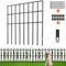 Garden Fence, No Dig Fence 44(H)x33(L)cm Animal Barrier Fence, Underground Decorative Garden Fencing with 3.81 cm Spike Spacing, Metal Dog Fence for the Yard and Outdoor Patio, 28 Pack