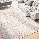 Large Area Rug 1828.8x2743.2 mm Anti-Skid Indoor Floor Mat Modern Beige