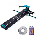 Manual Tile Cutter, 1200mm, Porcelain Ceramic Tile Cutter with Tungsten Carbide Cutting Wheel, Infrared Positioning, Anti-Skid Feet, Durable Rails for professional installers or beginners